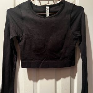 Lululemon Ebb to Street Long Sleeve Size: 8 Black